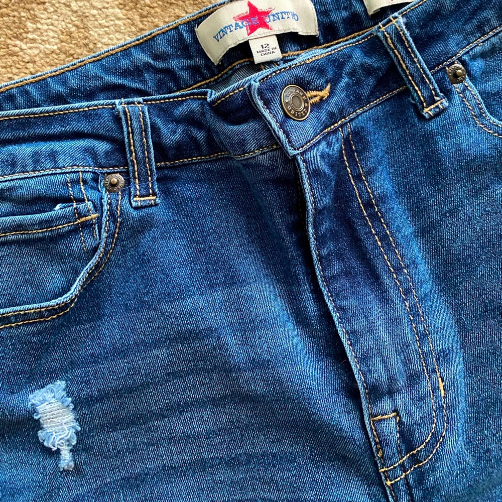Vintage United distressed denim